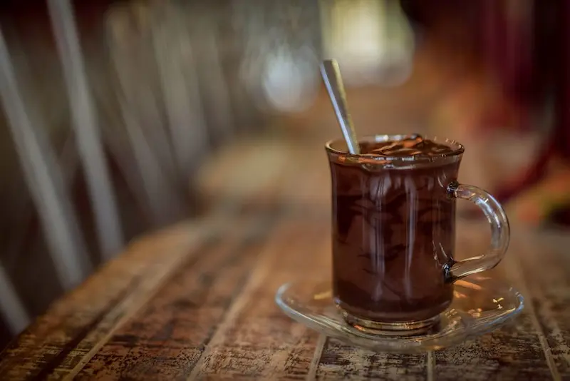 Chocolate quente intenso