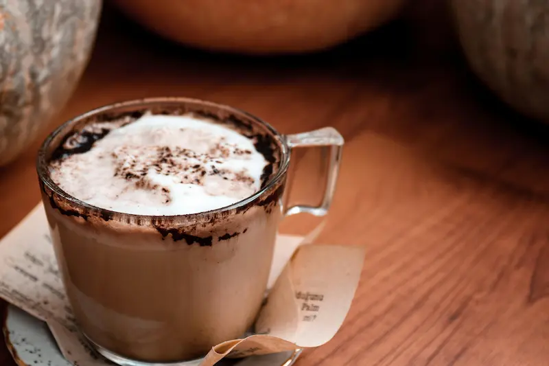 Receita de chocolate quente mocha