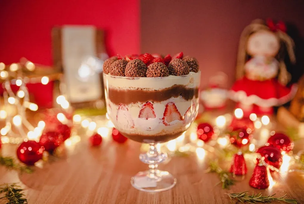 Sobremesas de chocolate para o Natal