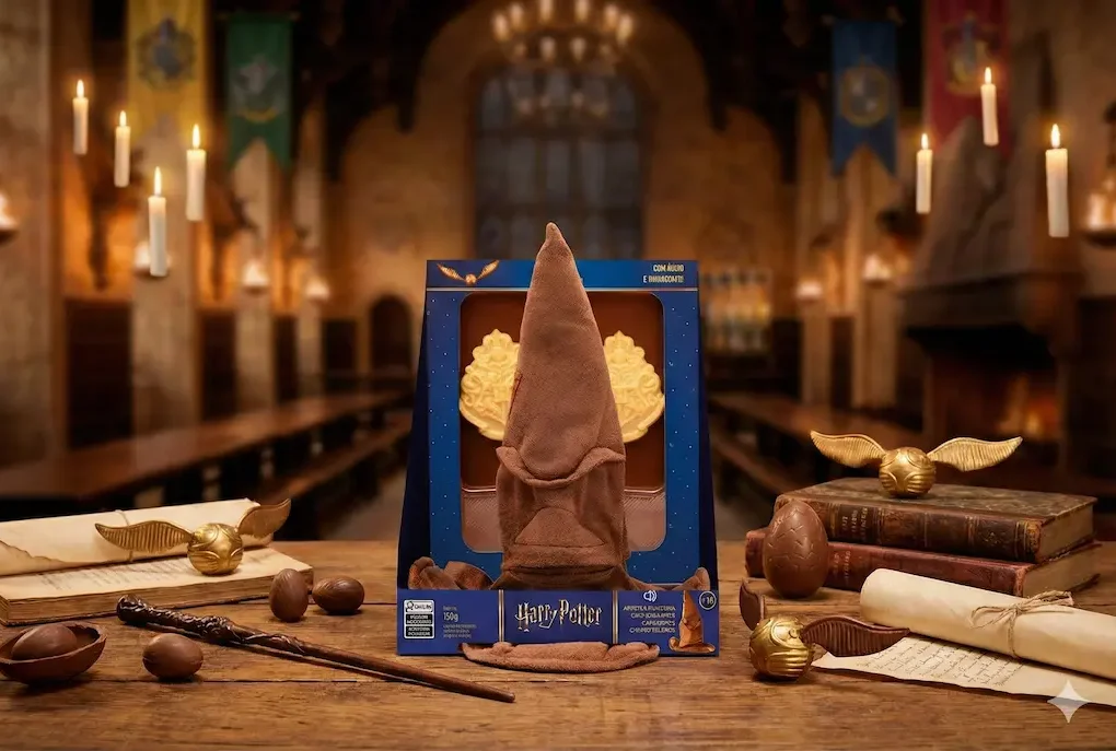 Chapéu Seletor Harry-Potter Cacau Show Páscoa 2026