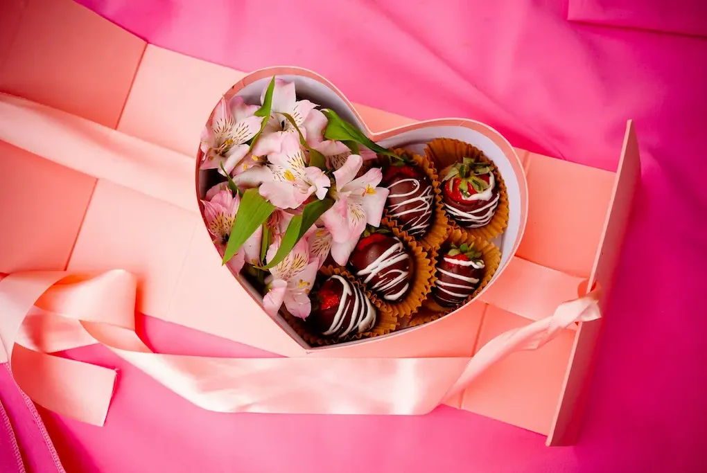 Presentes de chocolate para o dia das mães