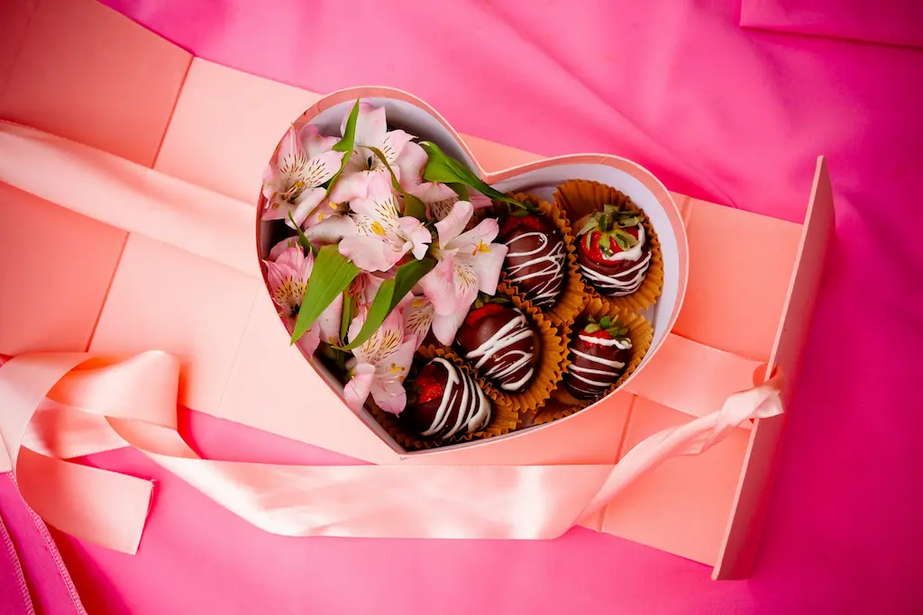 Presentes de chocolate para o dia das mães