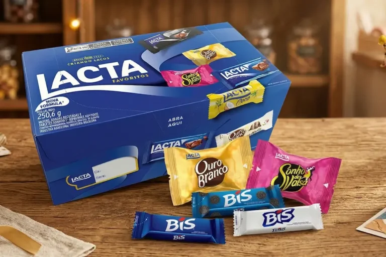 Quais bombons vem na caixa da Lacta