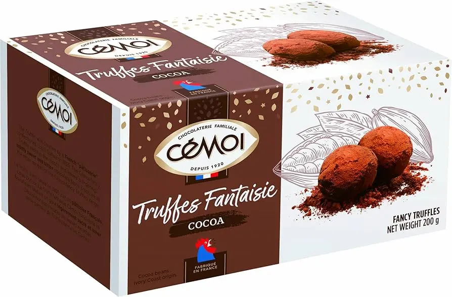 5 Chocolates Franceses: dos tradicionais à alta confeitaria 2 Caixa de trufas Cémoi Chocolates franceses famosos
